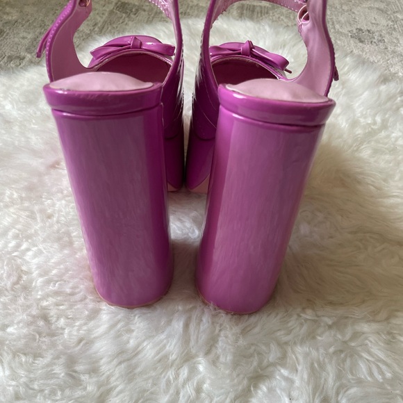 DOLLS KILL X SUGAR THRILLZ WALKING HARMONIES PATENT PLATFORM MARY JANES - Picture 4 of 8